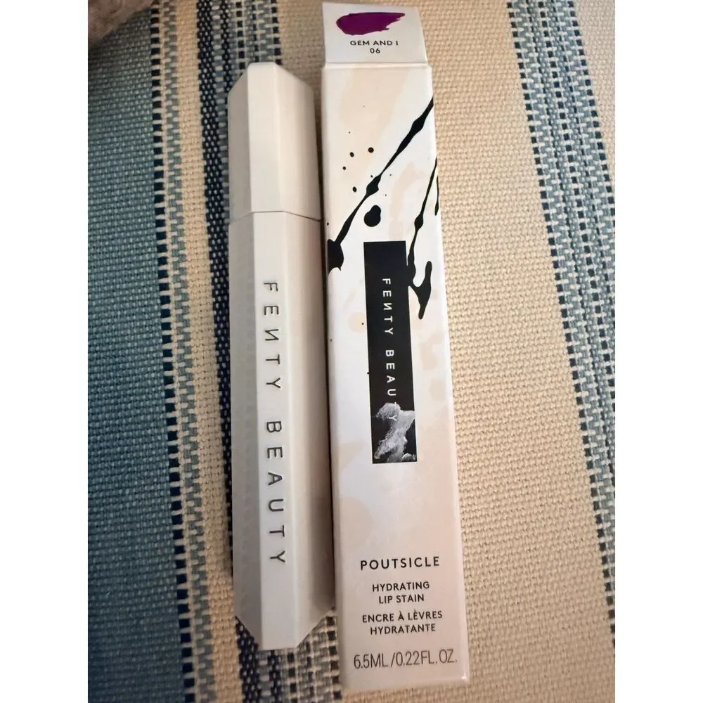 NIB Fenty Beauty Poutsicle Hydrating Lip Stain in Gem and I 06